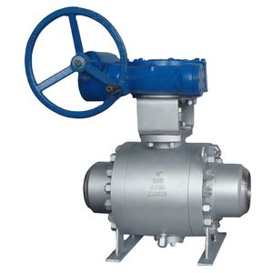 Stainless/Carbon Steel Butt-Weld Flanged End Trunnion Mounted 150-2500lb Ball Valves
