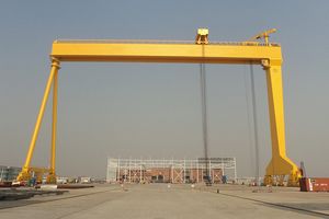 Adjustable Portable Mobile Gantry Cranes Steel, 10ton Light Duty Mini Lifting Gantry Crane