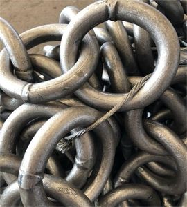 Low Carbon Steel/Alloy Steel Round Link Chain Kiln Chain for Rotary Kiln
