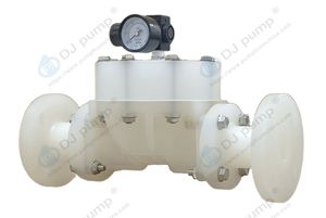 Djda10 1 Inch Manual Pulsation Dampener for Air Operated Diaphragm Pump PP/PTFE, NPT, Pulsation Damper