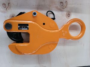Horizontal Vertical Plate Lifting Clamps Manual Push Pull Plain Trolley