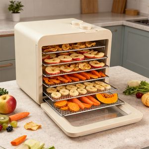 Household 6L Two Control Panel Food Dehydrator Machine and Fruit Vegetable Dryer