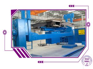 Cradle Positioner and Lift Positioner for Floor Turning Table and Head Tail Positioner and Cradle Posotioner Double Column Elevating Positioner
