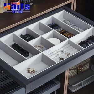 Walk-in Wardrobe Accessories Jewelry Box Leather Tray Organizer