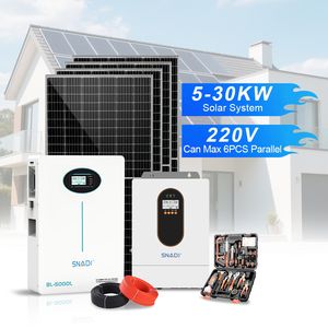 10kw Solar Power System Complete Kit 15kw 20kw Hybrid Home Solar System
