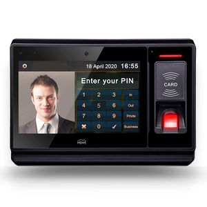 Intelligent Wireless WiFi GPRS RFID Biometric Wall Mount Fingerprint Reader Smart Phone Supported
