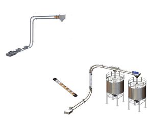 Continuous Vertical Tubular Drag Chain Conveyor for Bulk Material