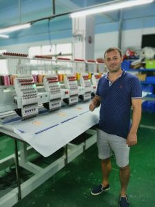 Wonyo Industrial Use High Speed 8 Heads Embroidery Machine