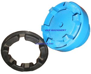 High-Performance Flexible Nm Rubber Jaw Coupling for Industry
