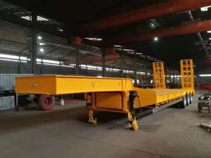 3 Axles 40FT 45FT Industrial Transport Flatbed Semi Trailer Sales