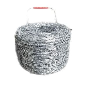 High Security Barbed Wire Fencing Hot Dipped Galvanized Anti-Climb Factory Supply