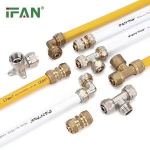 Ifan GB18997 Pex Compression Fitting Female Thread Elbow Pex Pipe Fittings 16-32mm Brass Compression Fittings