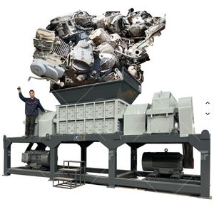 Durable Carbide Blades Heavy Duty Metal Shredder for Shredding Drums Appliances and Mixed Scrap Metal Shredder