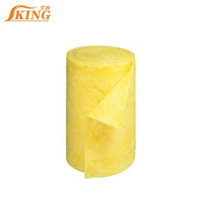 Isoking Fiber Glass Wool Insulation with Aluminum Foil Thermal Acoustic Insulation for Industrial, Commercial Building & HVAC Systems