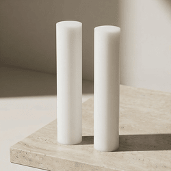 High-Quality PVDF Plastic Rods for Industrial Valves and Flanges Applications