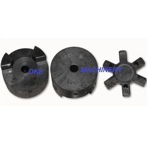 High Quality CNC machine Cast Iron hub NBR Spider Flexible Jaw Coupling L NM HRC Shaft Connection for power transmission
