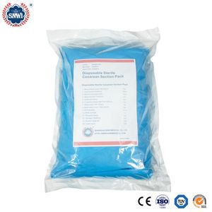 Hospital Supplies Surgery Sterile Disposable Universal/Cesarean Section/Delivery/Orthopedic/Laparotomy Surgical Drape Pack Kit