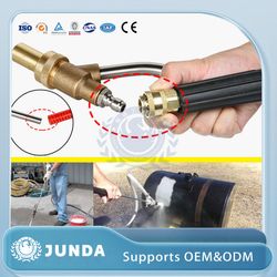 High Pressure White+Red Soft Pipe Hose Wet Sand Blasting Gun Rust Cleaning