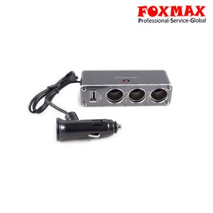 12W Fast Charging 3-Port USB-C Car Charger for Mobile Devices