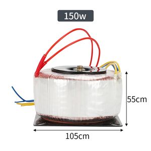 BOD-150 Ring Transformer AC to AC 220V Input Voltage High Efficiency 150W Toroidal Transformer with Chassis