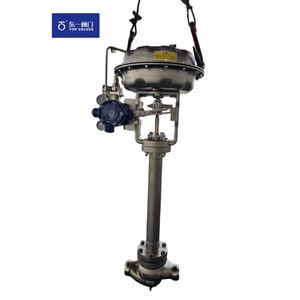 Wholesale Factory Cheap Price Custom Cryogenic Regulating Valve Stainless Steel Pneumatic Welded CF8m Single Seat LNG LPG ISO Certified