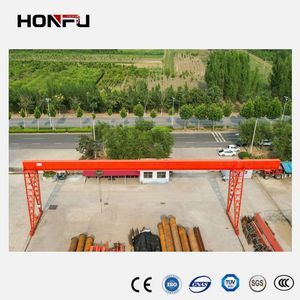 Factory Overhead Crane 5t 10t 15t 20t 30t 40t 50t 55t 100t Single Girder & Double Girder Overhead Crane Bridge Hydraulic Rubber Tyred Gantry Crane