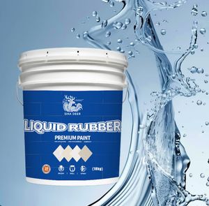 Anti-Stretching and Anti-Cracking Environmentally Friendly Rubber Waterproof Coating for Roof Balcony