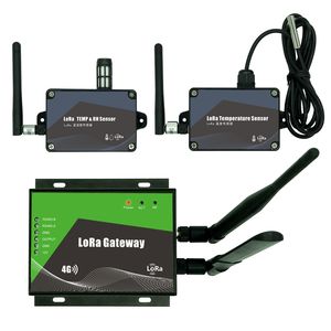 Wireless Temperature Data Loggers Lora Gateway with Lora Temp & Rh Sensor