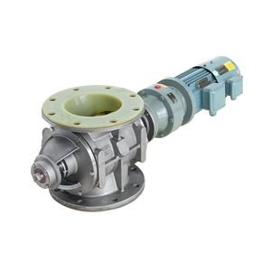 Safe Sealed Pneumatic Industrial Controlled Round Flange Rotary Valve