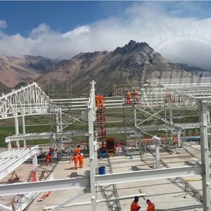 High Rise Steel Structure Frame Building Warehouse for Sale