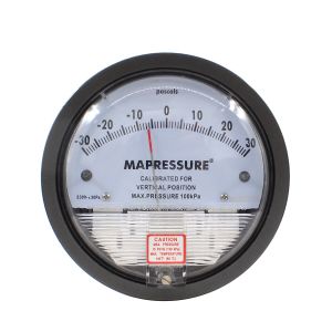 Micro Low Air Differential Pressure Gauge for Fan, Air Blower, Clean Room