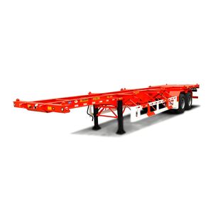 2-3 Axle 20-40FT Skeleton Semi Trailer Heavy Duty Customized for Logistics Factory Price