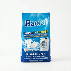 Custom Gravure Printing 500g 2kg Three Side Seal Gusset Bag Washing Powder Plastic Packaging Detergent Bag
