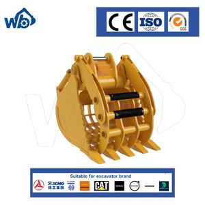 Clamp Thumb Grab Bucket Hydraulic Excavator Grab Buckets Mechanical Thumb Bucket