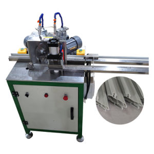 Efficient Multi-Purpose Machine Refrigerator PVC Plastic Strip 45 Degree Frame Angle Cutting Machine