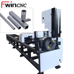 Steel Pipe CNC Tube Cutter Mini Fiber Laser Tube Cutting Machine Square Pneumatic 3 Chucks