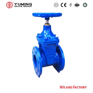 Ductile Iron DIN F4 Soft Sealed Gate Valve Flange Connection Handwheel Type