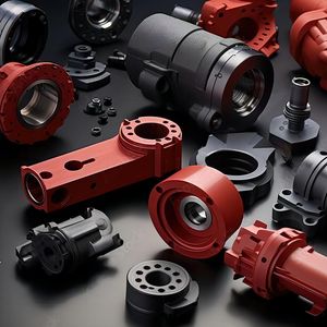 Plastic Parts Such as Lightsaber/Marine Spare/Bus Handle Processing by CNC Machinery as Milling or Turning Machining
