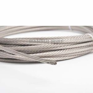 1X7 SS304 or SS316 Stainless Steel Wire Rope