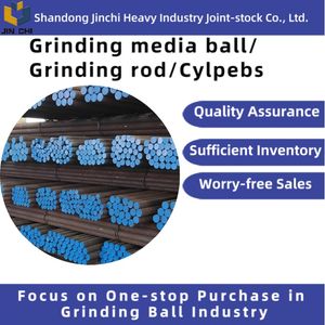 4350mm Length B2 Heat Treatment Grinding Steel Media Rod From China