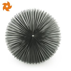 Heavy-Duty Oil-Tempered Steel Wire Chimney Cleaning Brush for Fireplaces