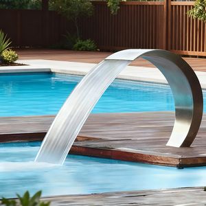 Outdoor SPA Swimming Pool Shower Massage Water Curtain Waterfall