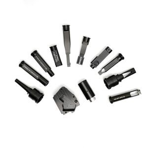 Free Sample Customized Logo Black Anodized Aluminum Metal CNC Machining Part