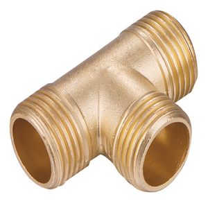 3 Way Thread Brass Fitting High Quality Screwed Brass Adaptor