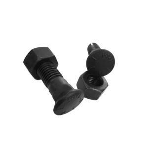 5j2409 2j3505 Plow Bolt and Nut Black for Cutting Edge Flange