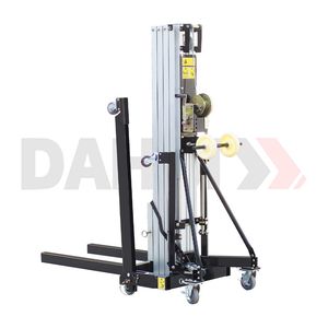 Hand Crank Lift Warehouse Aluminum Stacking Lift Truck