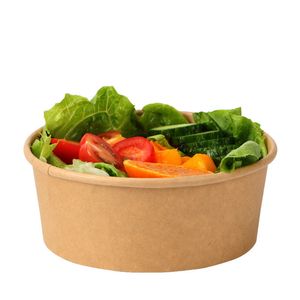 Kraft Paper Take Away Soup Noodle Containers Kraft Supplies Soup Cup Paper Food Containers Food Paper Bowl