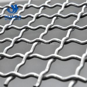 Hot DIP Galvanized Woven Wire Mesh Square Opening Plain Crimped Screen for Sieving Fencing Caging