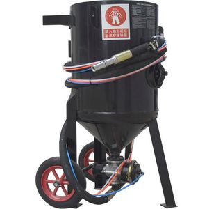 Dry Metal Surface Sandblaster with Dust Collector Eco-Friendly Metal Rust Removal
