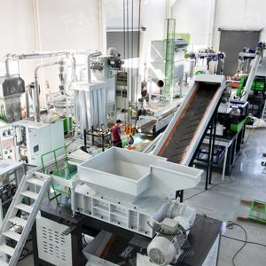 Large Capacity Tire Recycling Plant with Primary Shredder Secondary Crusher and Magnetic Separator